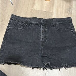 Old Navy Dark Gray Jean Shorts